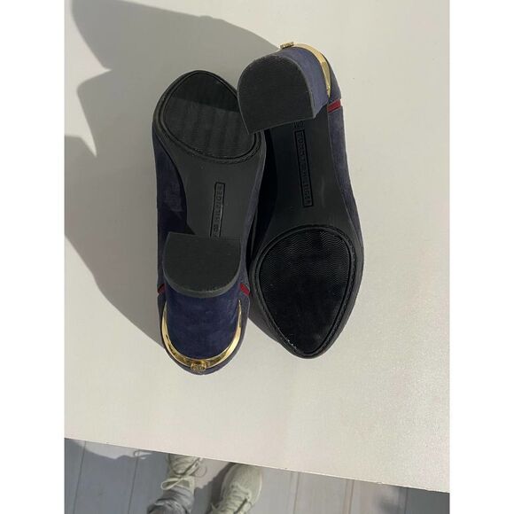 Tommy Hilfiger Black Suede Block Heels - Picture 10 of 10